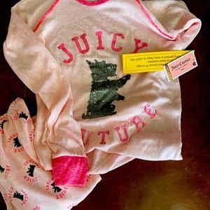 Juicy Couture Girls pajama set